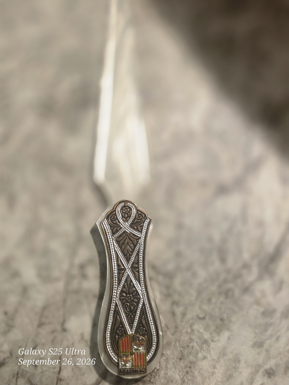 Decorative Ivory Letter Opener Vintage 40yrs Old